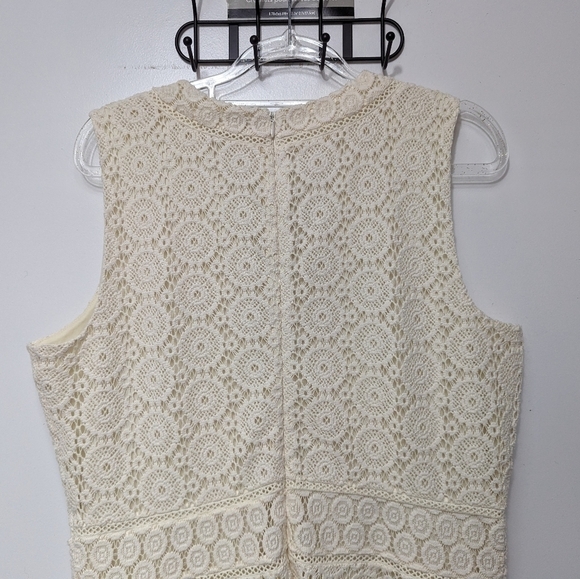 Charter Club Lace Fit and Flair Dress Sz L - Picture 8 of 11